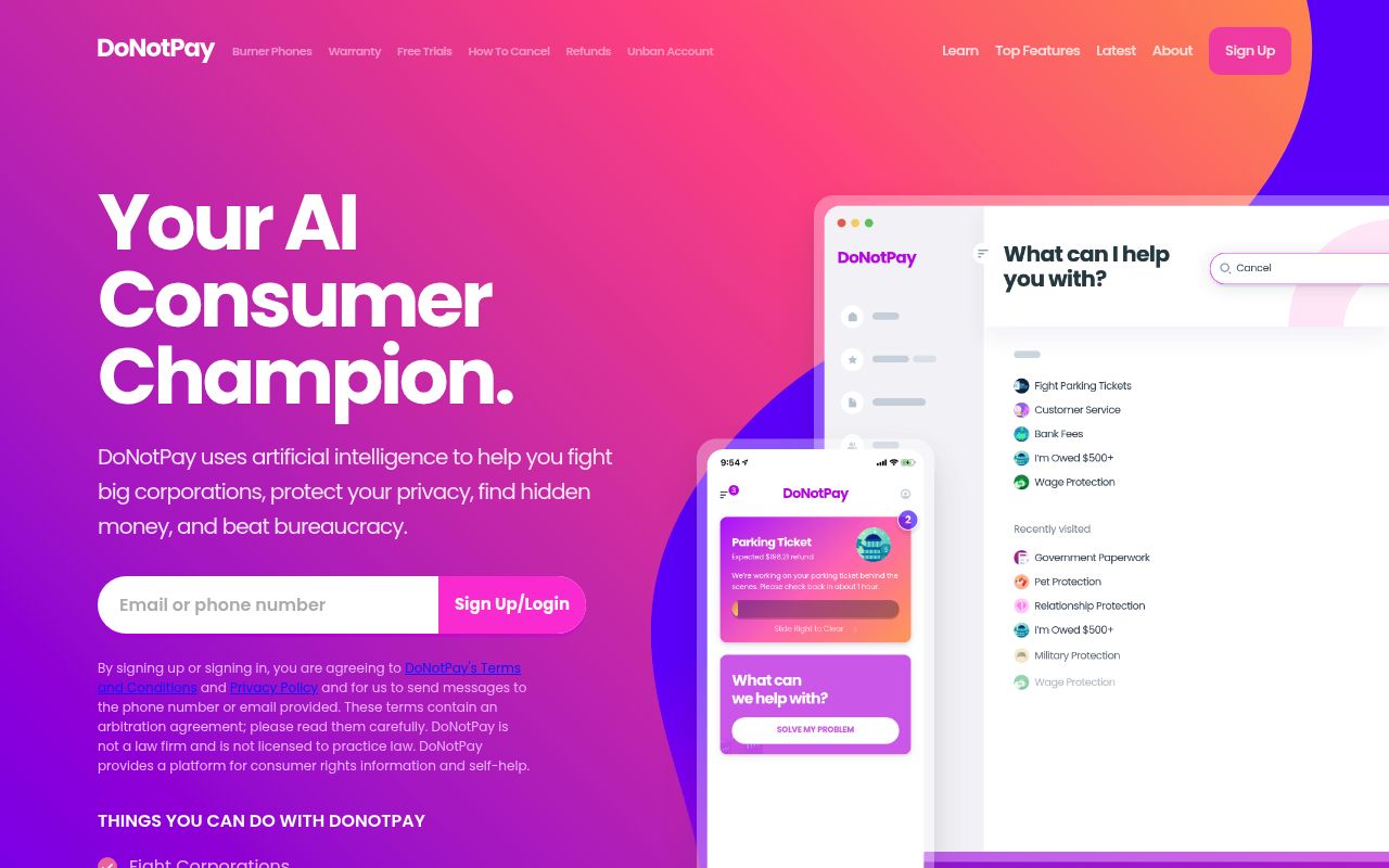 Image of DoNotPay