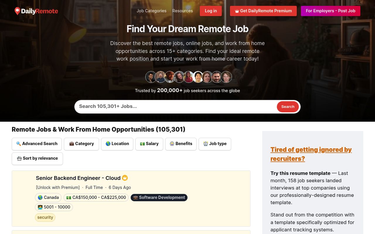 Image of DailyRemote: Remote Jobs Board