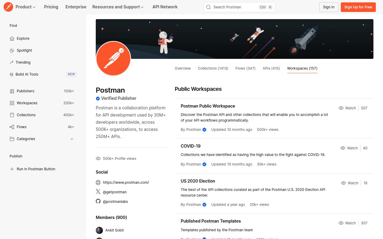 Image of Postman