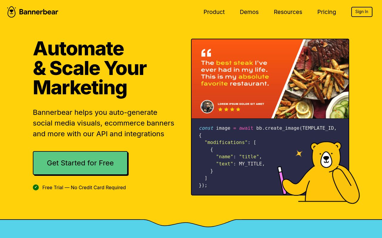 Image of Bannerbear | Automate your Marketing Production