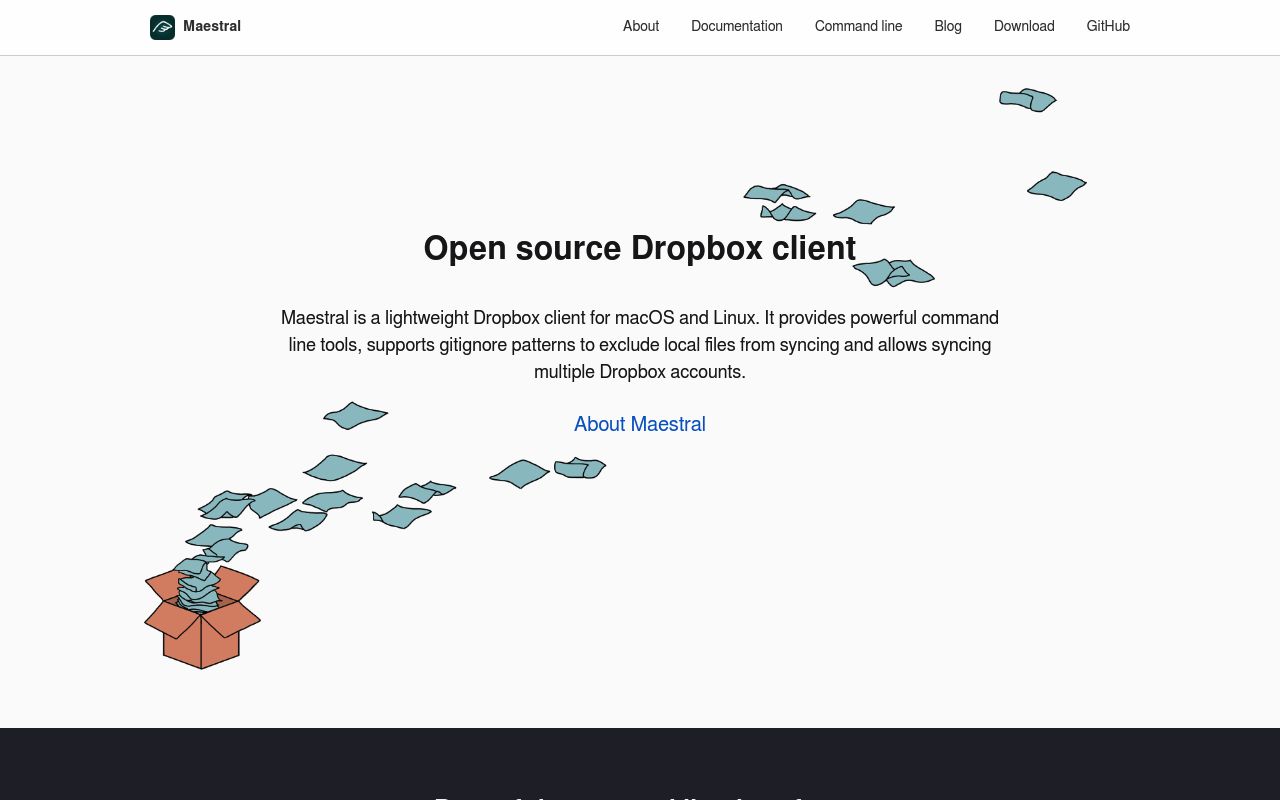 Image of Maestral - Open Source Dropbox Client