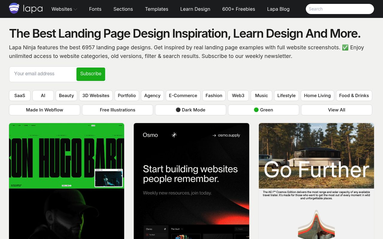 Image of LaPa Ninja - Landing Page Inspiration