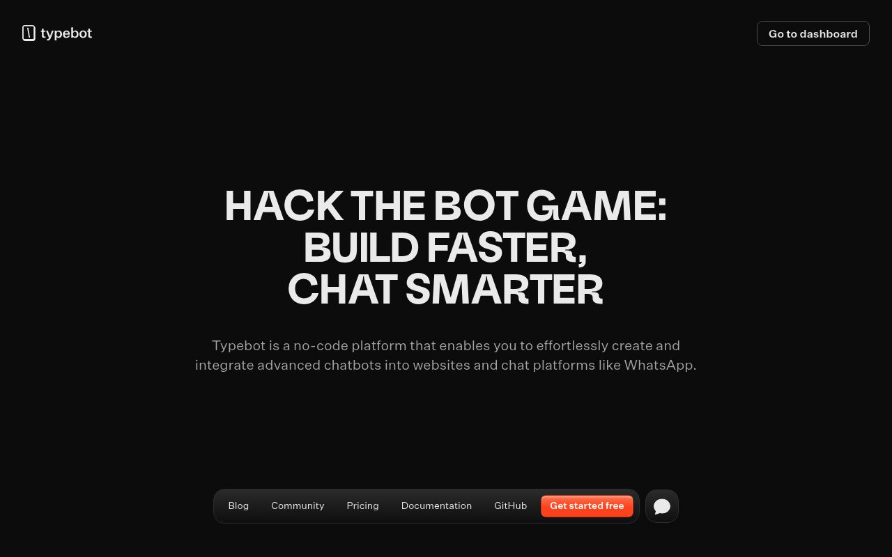 Image of Typebot: The No-code Chatbot Builder
