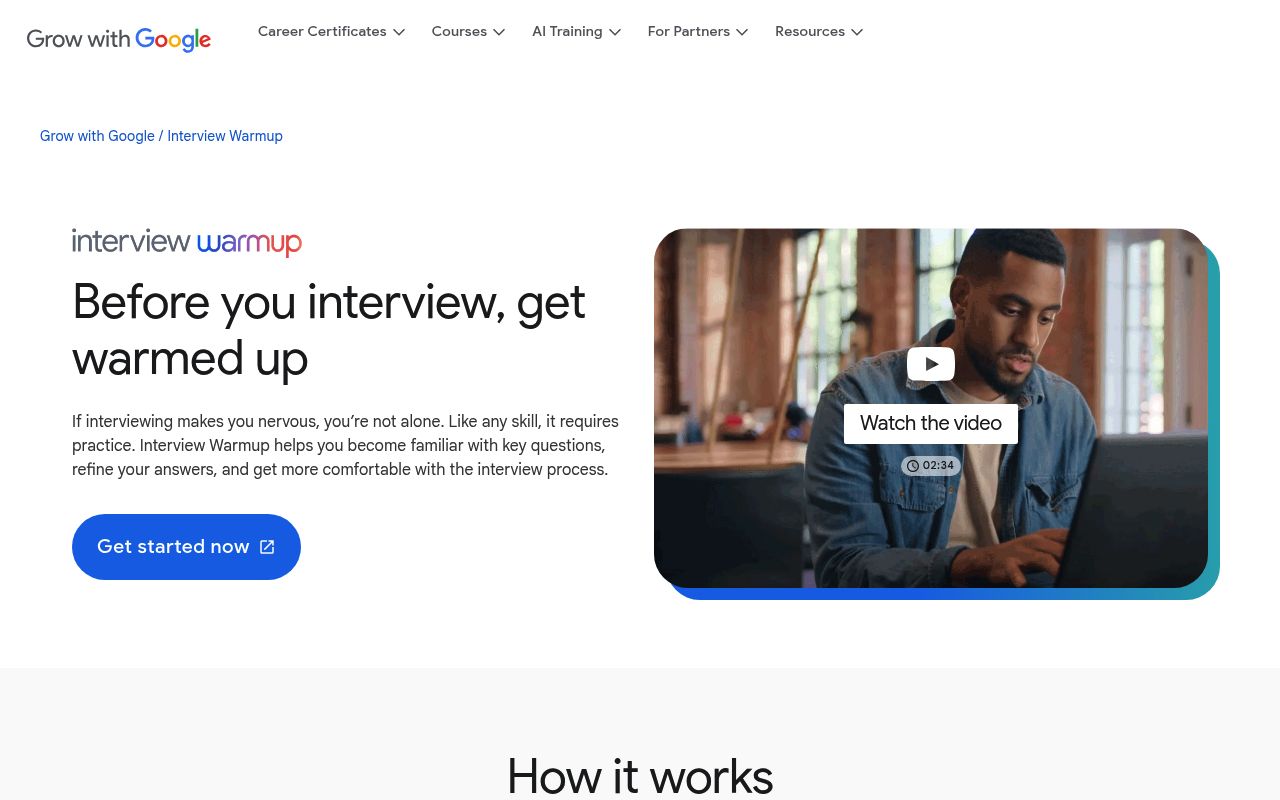 Image of Google Career Certificates: Interview Warmup