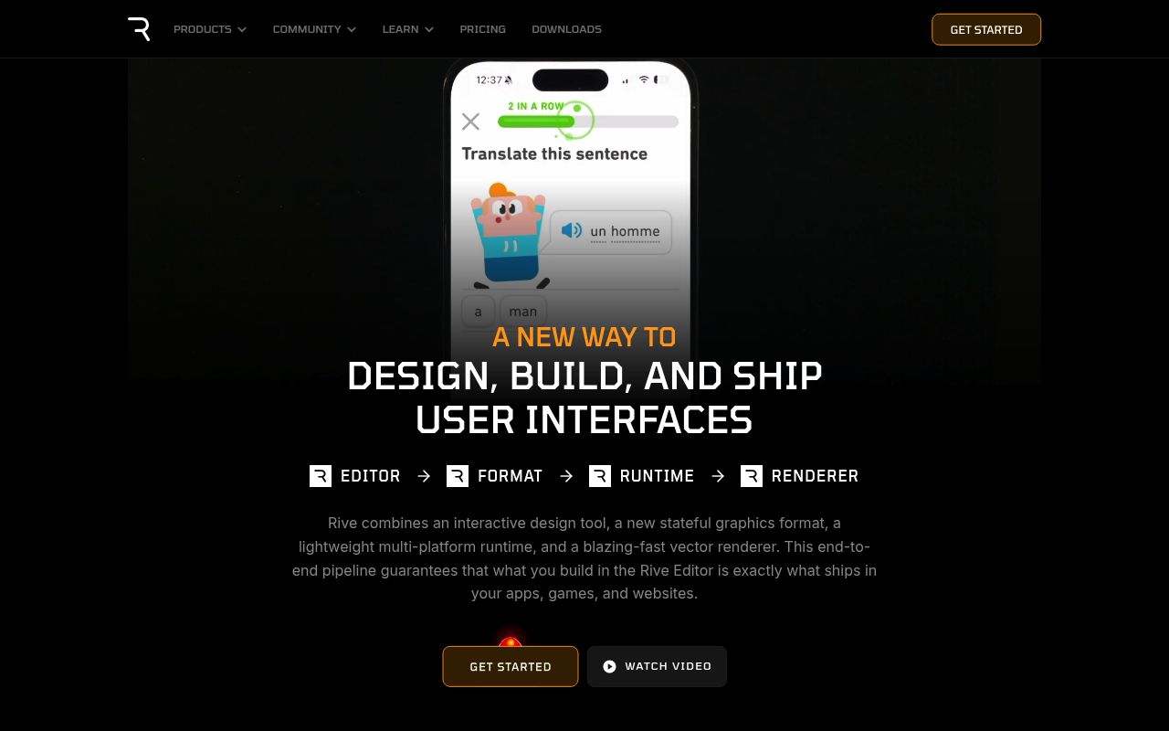 Image of Rive: Real-Time Interactive Vector Graphics