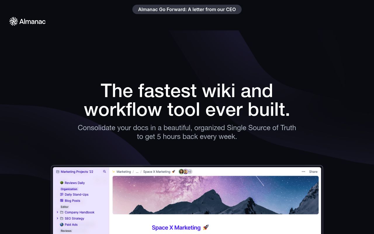 Image of Almanac.io