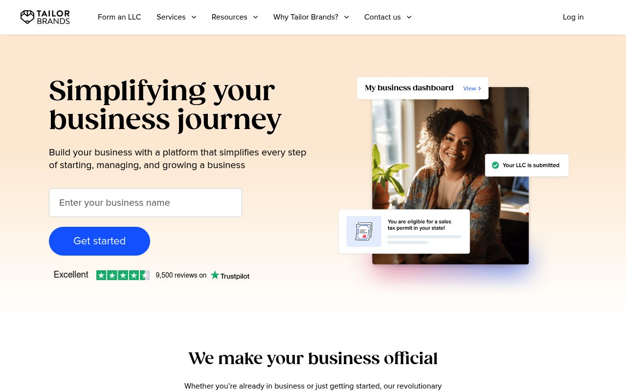 Image of Tailor Brands | Brand Design Platform for Small Businesses