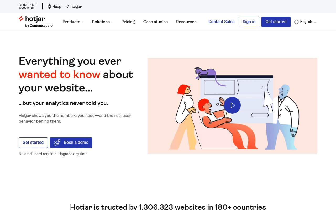 Image of Hotjar: Website Heatmaps & Behavior Analytics Tools