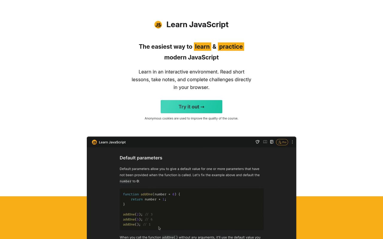 Image of Learn JavaScript Online