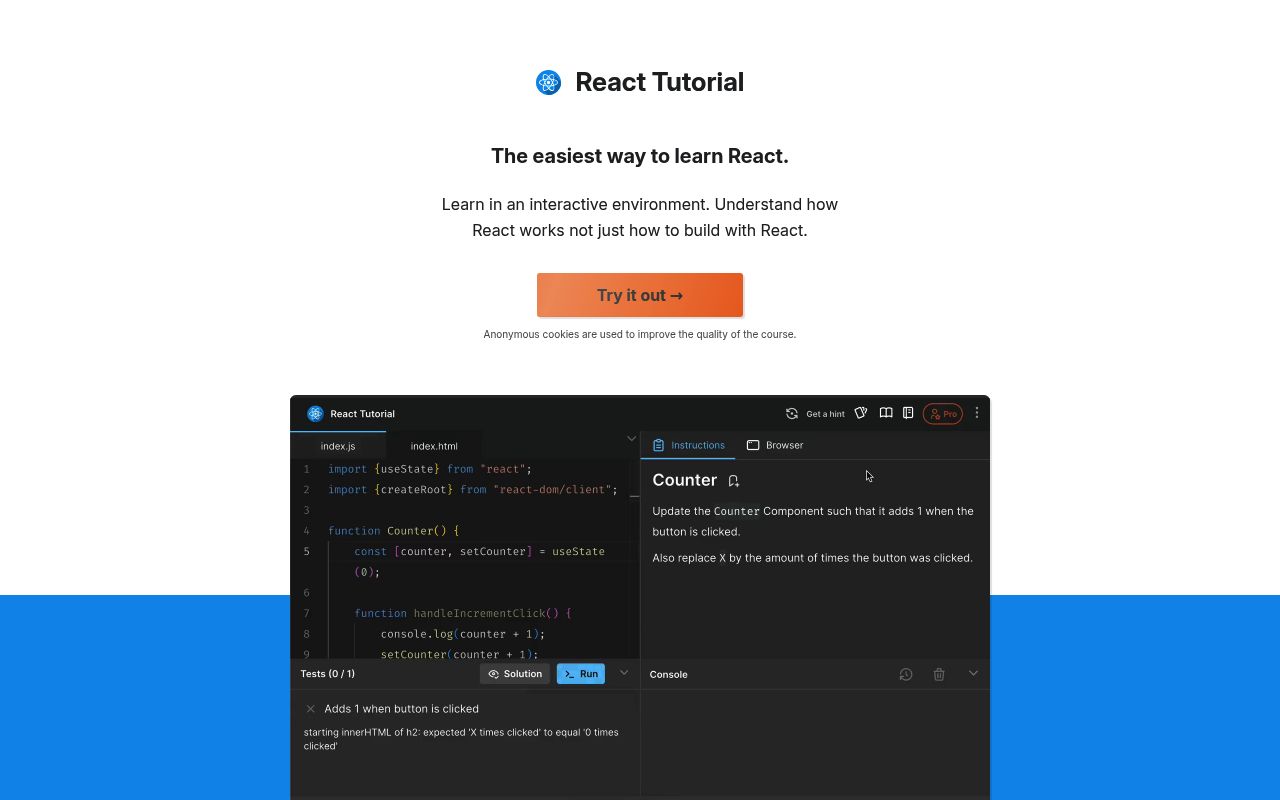 Image of React Tutorial