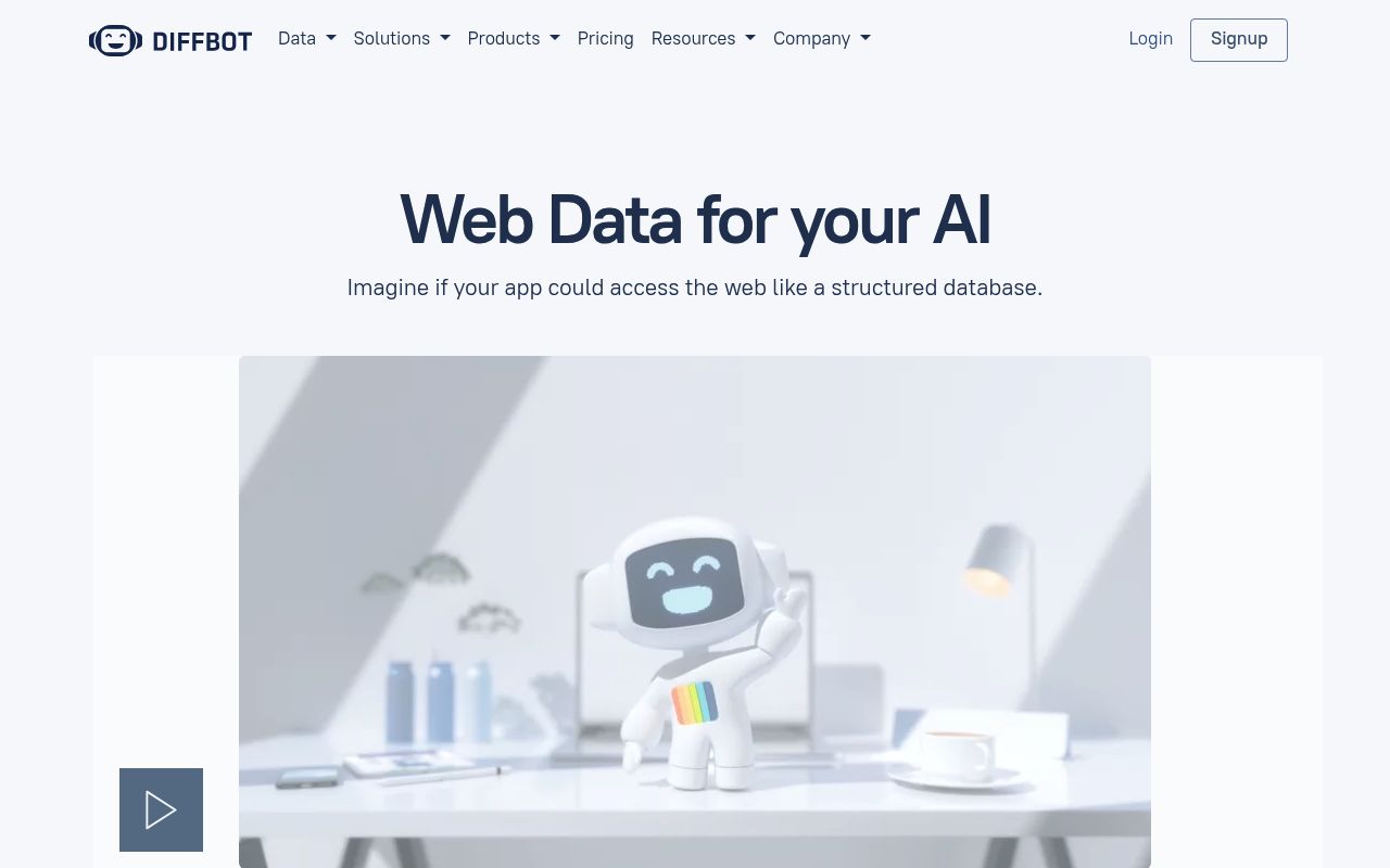 Image of Diffbot: Web Data for Your Project