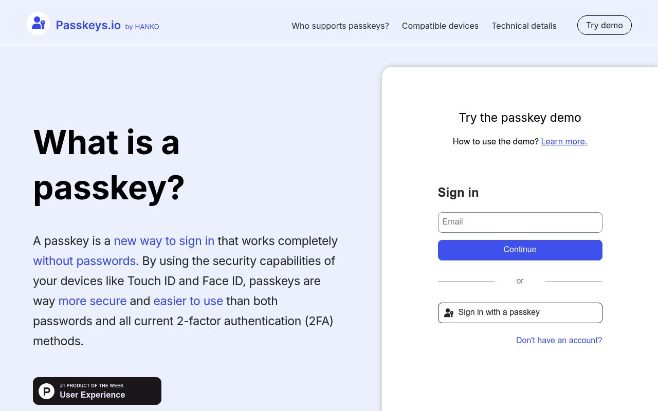 Image of Passkeys