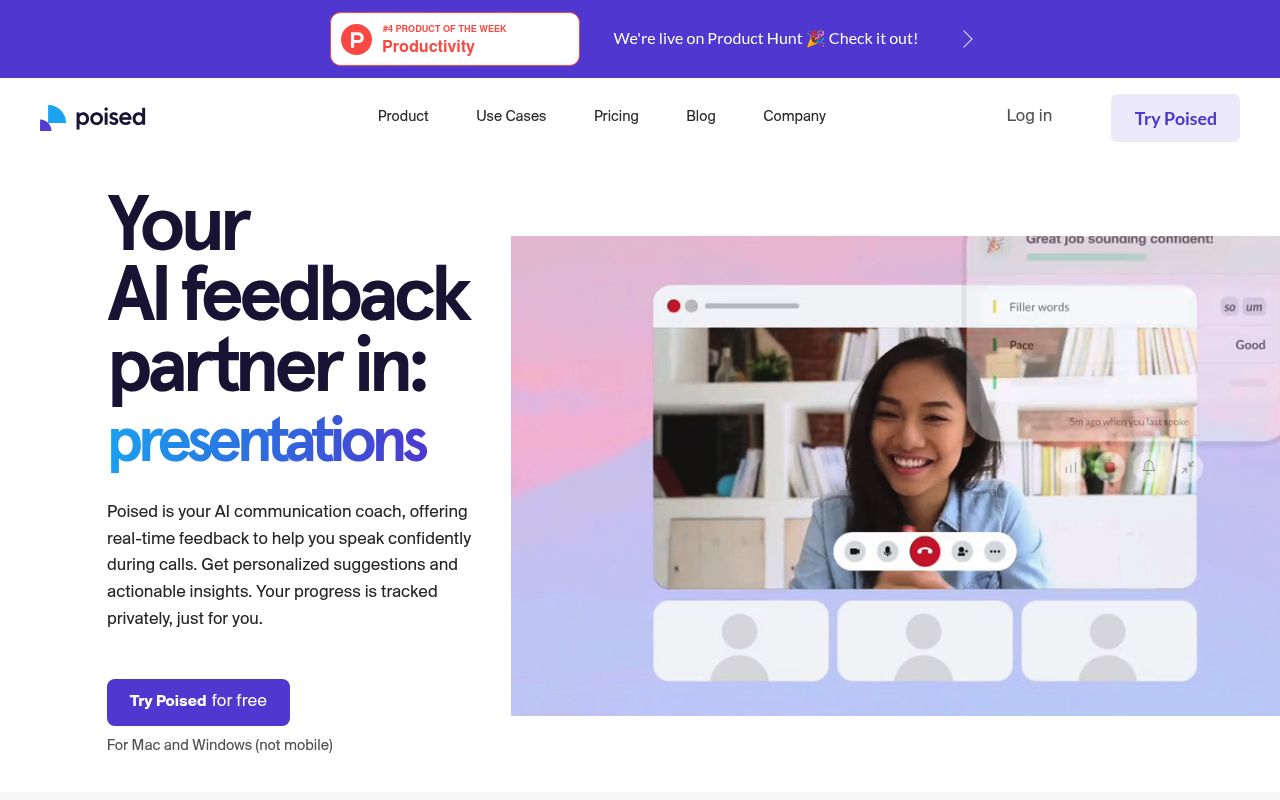 Image of Poised: AI-Powered Communication Coach