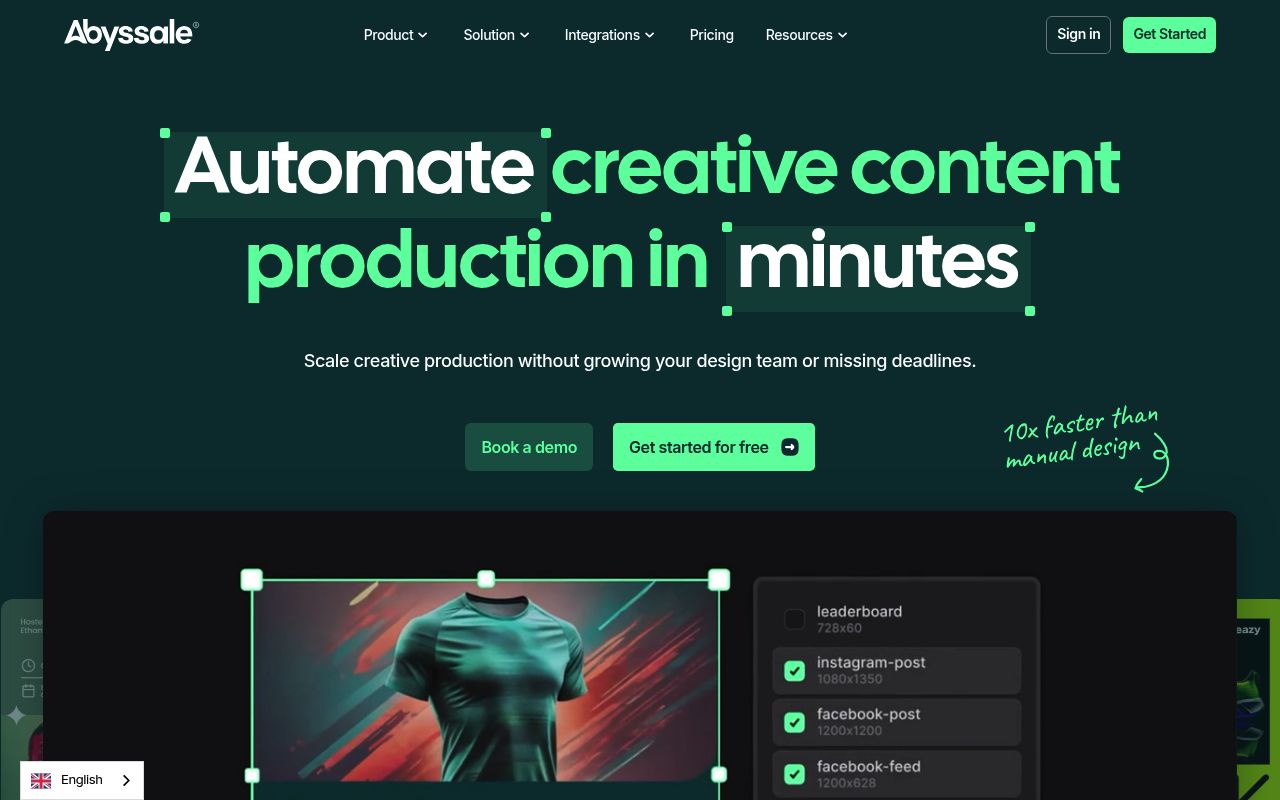 Image of Abyssale - Creative Automation Platform