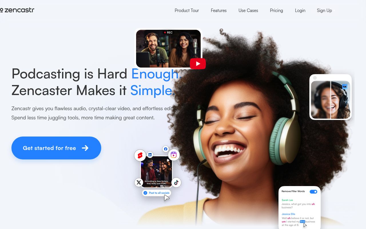 Image of Zencastr: High Fidelity Podcasting
