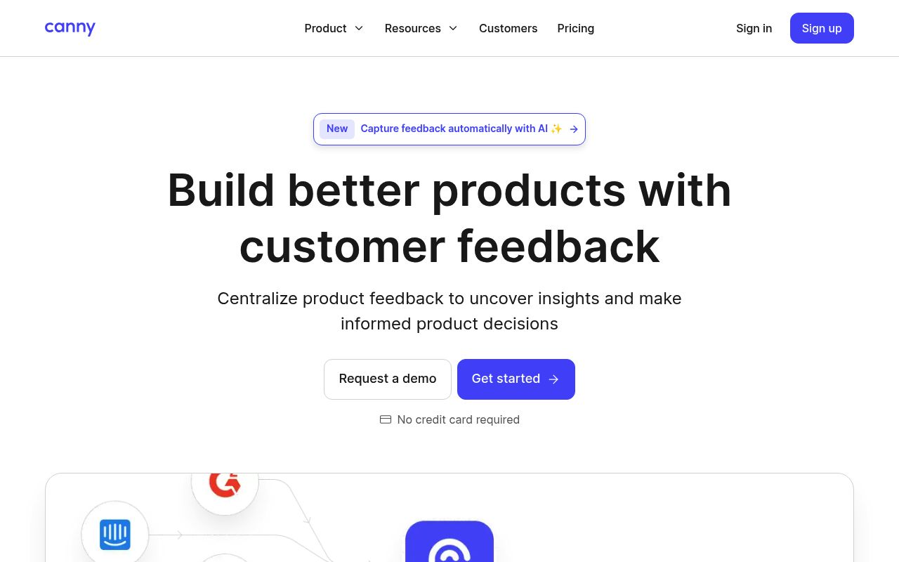 Image of Canny: Customer Feedback Management Tool